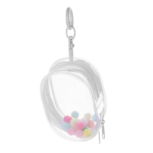 DIKACA Puppen Ausflugstasche Puppen Display Tragetasche Puppen Tragetasche Träger Für Kleine Figuren Transparente Schlüsselanhänger Tasche Puppen Display Tasche Puppen Vitrine von DIKACA