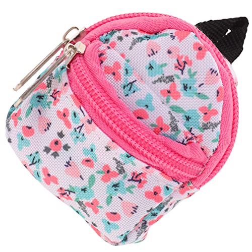 DIKACA Puppenrucksack Mini-Rucksack Für Puppen Rucksäcke Für Mädchen Puppentasche Mädchen Kleine Puppe Puppenrucksäcke Kleine Schultasche Puppen-Mini-Rucksack Polyester von DIKACA