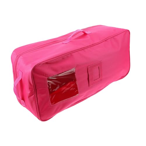 DIKACA Puppentasche Kleine Taschenpuppen Mädchenpuppen Aufbewahrungstasche Puppen Kinderspielzeug Aufbewahrung Von Puppenzubehör Spielzeugtasche Tragetasche Für Puppenkleidung Stoff Rosa von DIKACA