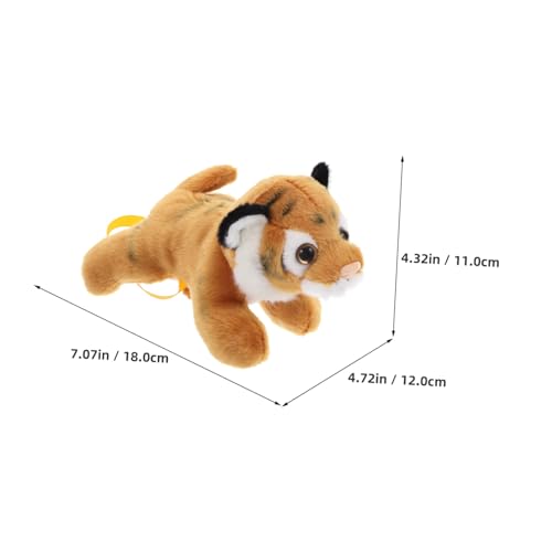 DIKACA Realistisches Tiger Plüschtier Flauschig Kuscheliges Stofftier Schulter dekor Weicher Plüsch Tiger Puppe Für Dschungel themenparty Geschenk DIKACA Realistisches Tiger Plüschtier Flauschig Kuscheliges Stofftier Schulter dekor Weicher Plüsch Tiger Puppe Für Dschungel themenparty Geschenk von DIKACA