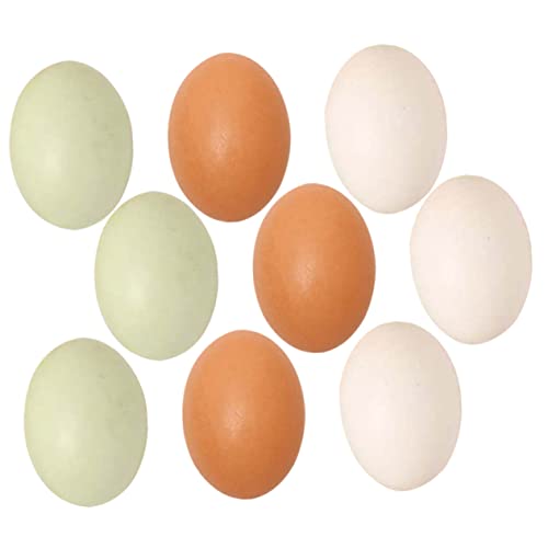 DIKACA Egg Simulations Eier Deko Eier Für Ostern Party Deko Falsche Eier Requisiten Eierfarbe Und DIY Kinderprojekte von DIKACA