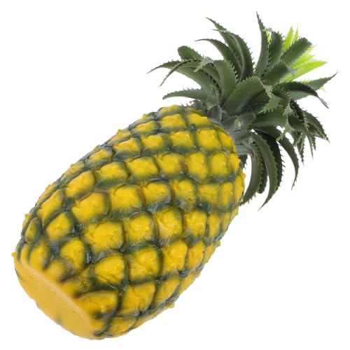 DIKACA Simulierte Ananas Entsprungen Charme-Lanyard Spezieller Klebriger Ball Ananas Ananas Wasserhähne Für Weinfässer Anhänger Gefälschtes Essen Obst Heimisches Obst Plastik von DIKACA