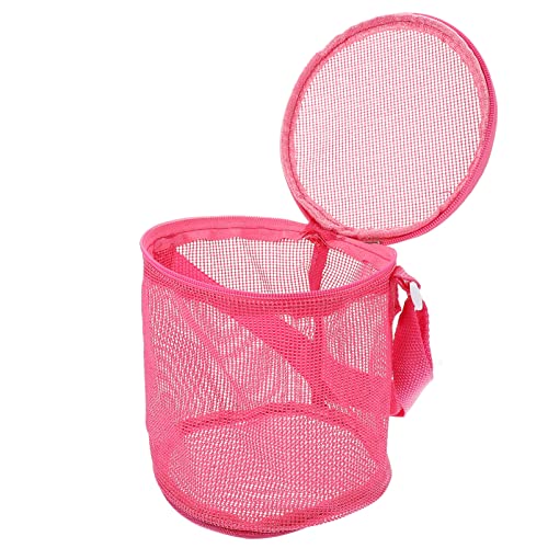 DIKACA Strand Aufbewahrungstasche Spielzelte Schwimmbecken Bausatz für Sandburgen Strandtasche Faltbare Strandtasche Strandversorgung Strandtasche für PVC Rosy von DIKACA