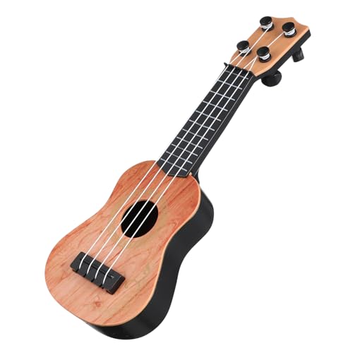 DIKACA Ukulele-musikspielzeug Für Jungen Und Mädchen Mini 4–5 Gelb 1 Stück Stabile Saiten Musikrhythmus Hand-Auge-koordination Für Die Musikausbildung Im Vorschulalter von DIKACA