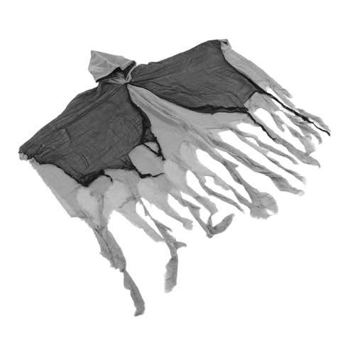 DIKACA Unisex Halloween Todenkopf Umhang Kapuze Gruseliges Reaper Kostüm Für Erwachsene Und Atmungsaktiv Cosplay Party Kleidungsstück DIKACA Unisex Halloween Todenkopf Umhang Kapuze Gruseliges Reaper Kostüm Für Erwachsene Und Atmungsaktiv Cosplay Party Kleidungsstück von DIKACA