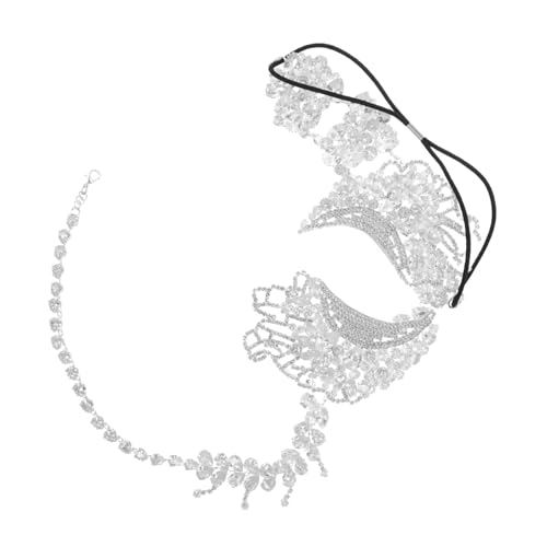 DIKACA Zirkon Maske Bling Strass Partymaske Abschlussball Maskenball Maske Party Karnevalsmaske Halloween Partymaske Mardi Gras Gesichtsjuwelen Für Frauen Ball DIKACA Zirkon Maske Bling Strass Partymaske Abschlussball Maskenball Maske Party Karnevalsmaske Halloween Partymaske Mardi Gras Gesichtsjuwelen Für Frauen Ball von DIKACA