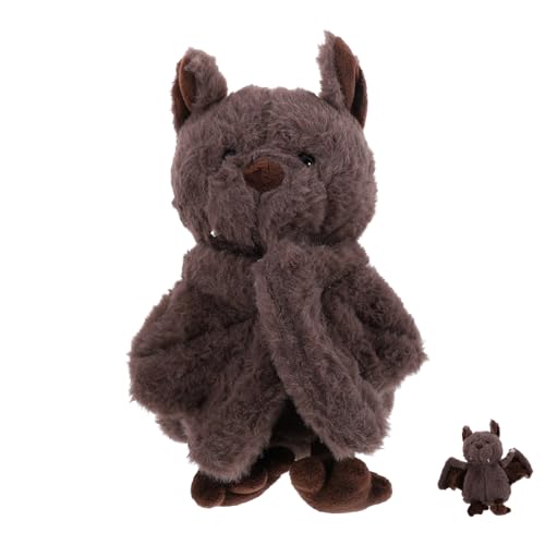 DIKACA üsch Fledermaus Stofftier Weiches Kuscheltier Für Kinder Ideales Zur Geburt Von Jungen Und Mädchen Perfektes Überraschungsspielzeug Für Kleine Tierfreunde von DIKACA