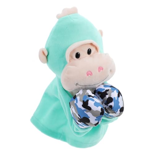 DIKACA Handpuppenspielzeug Geschichte Fingerpuppen Theater-Handpuppe tierische Fingerpuppe Gorilla- Kleinkindspielzeug Handpuppen für Rollenspiele Stretch-Tier-Handpuppe Abs von DIKACA