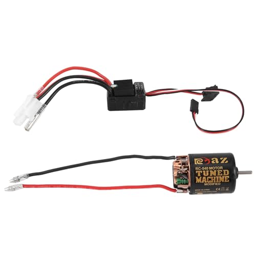 DINESA Gebürsteter Motor 540 13T mit 1060 ESC, gebürstet, 60 A, 2-3S LiPo, wasserdicht, für Kletterauto, RC 1/10 von DINESA