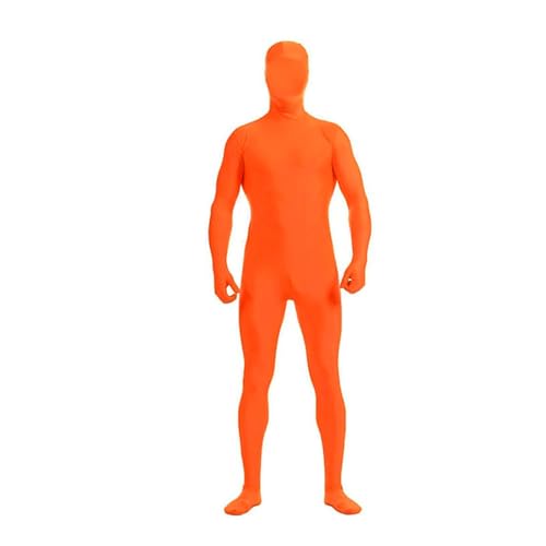 DINNIWIKL Full Bodysuit Unisex Spandex Stretch Adult Costume Disappearing Man Body Suit Open Face Costume Halloween Bodysuit, Catsuit Ganzkörperanzug Cosplay Ganzkörper-Overall von DINNIWIKL