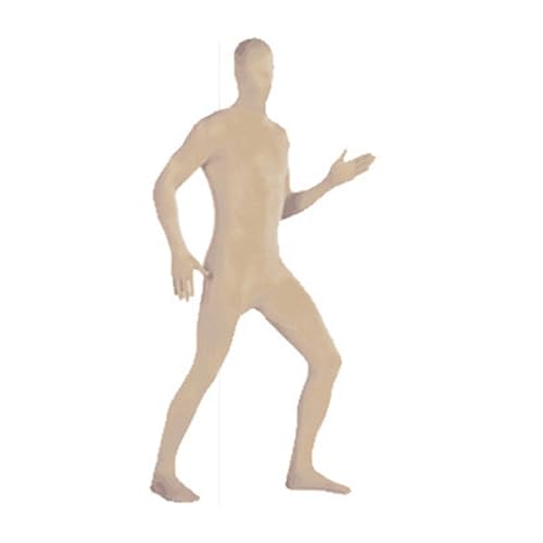 DINNIWIKL Full Bodysuit Unisex Spandex Stretch Adult Costume Disappearing Man Body Suit Open Face Costume Halloween Bodysuit, Catsuit Ganzkörperanzug Cosplay Ganzkörper-Overall von DINNIWIKL