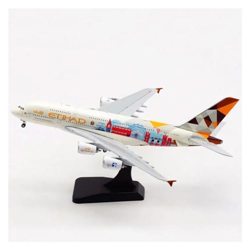 DIOTTI Aerobatic Flugzeug Für A380-Flugzeuge Modellflugzeuge Etihad Airlines Legierungsflugzeug Sammlerstück Ausstellungsmodell Souvenir Druckguss Maßstab 1:400 von DIOTTI