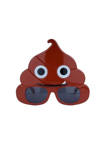 DISBACANAL Emoji Kaka Haufen Brille von DISBACANAL