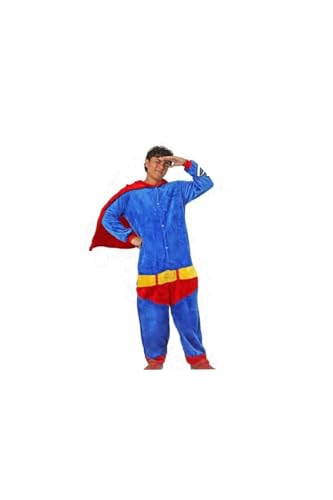 DISBACANAL Kigurumi Superman Schlafanzug für Erwachsene - S von DISBACANAL