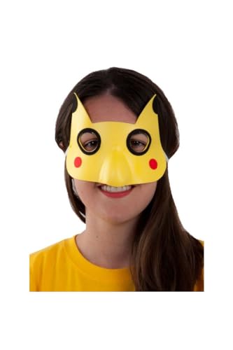 DISBACANAL Pikachu Augen Maske für Zeichentrickfilm Verkleidungen von DISBACANAL