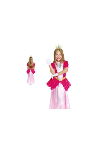 DISBACANAL Prinzessin Pfirsich Kostüme für Mädchen - 5-6 Jahre von DISBACANAL