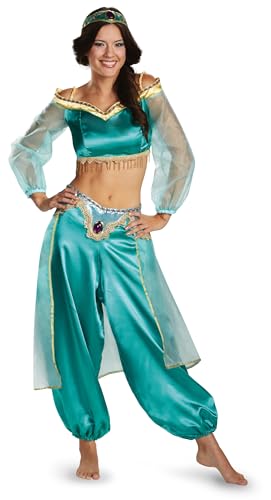 DISGUISE Aladdin Animated Women's Jasmine Prestige Fancy Dress Costume X-Small von Disguise