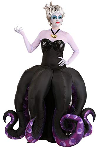 Disguise Disney Die kleine Meerjungfrau Ursula Prestige Kostüm X-Small to 5X Plus Size | Ursula Aufblasbares Tentikel-Kostüm 5X von Disguise