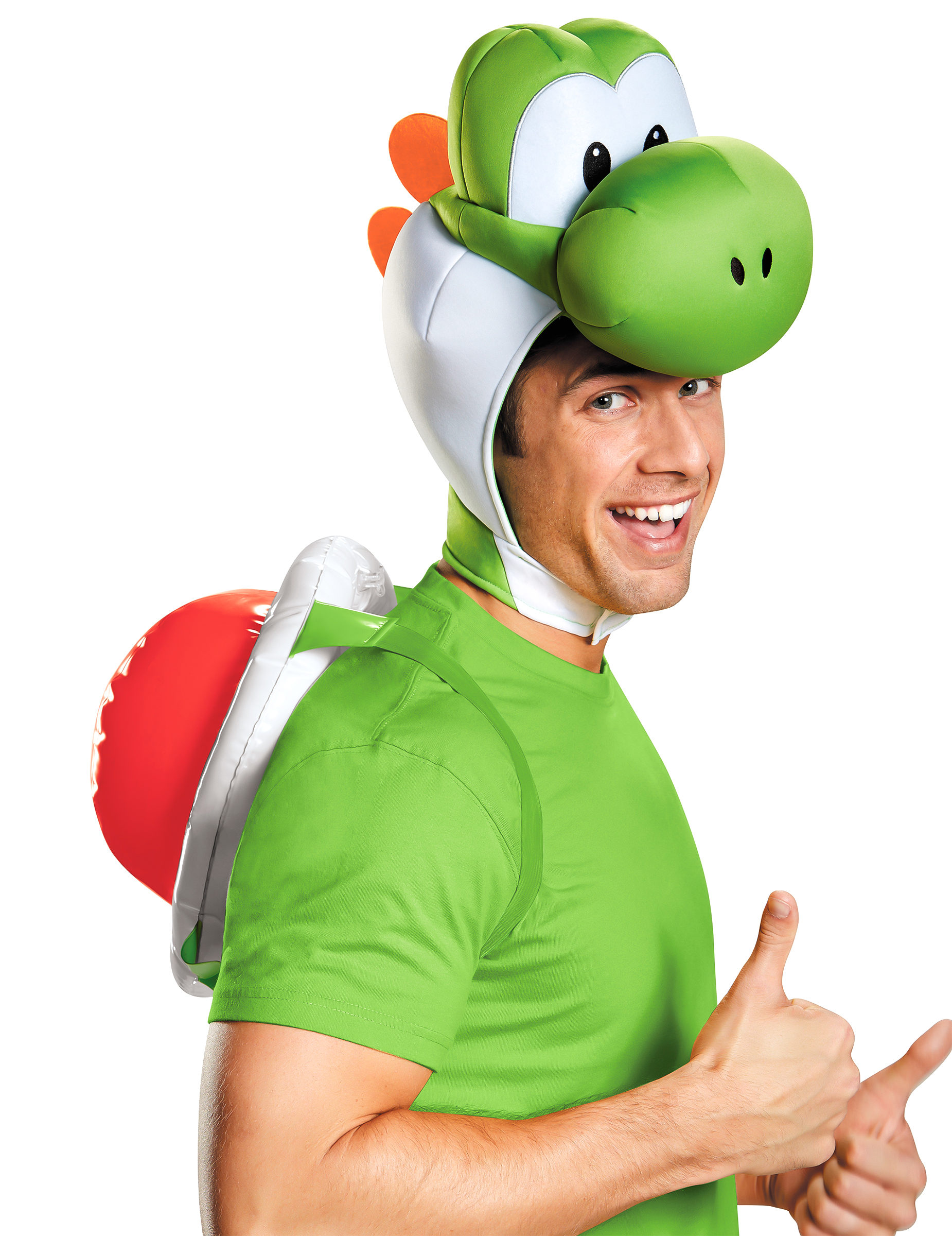 Yoshi Verkleidungs-Set für Erwachsene bunt von KARNEVAL-MEGASTORE