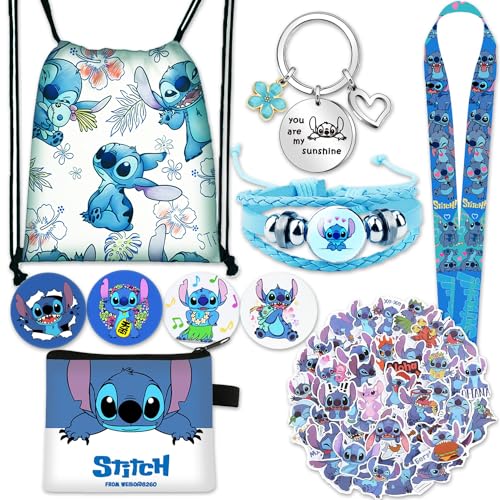 Mitgebsel Kindergeburtstag,Party Mitgebsel Set 59 Pcs,Geburtstags Geschenke Kinder Schlüsselanhänger,Kordelzugbeutel,Lanyard, Aufkleber, Armband,Geldbörse,Tasten für Kinder Party Supplies Geschenk von DIUKES