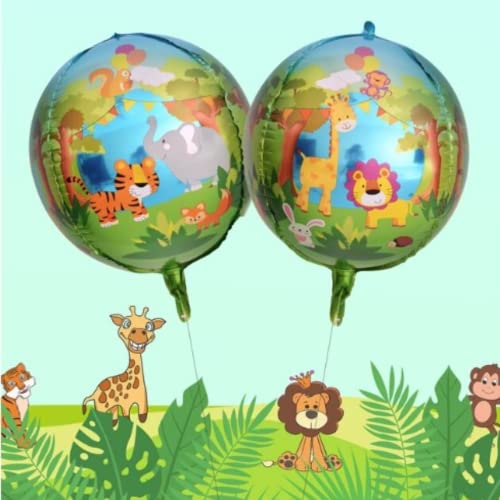 DIWULI Tiere Ballon-Set - Safari Dschungel Kinder-Geburtstag DIWULI Tiere Ballon-Set - Safari Dschungel Kinder-Geburtstag von DIWULI