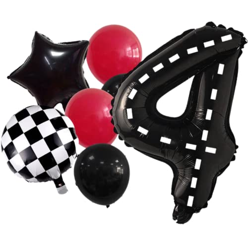 DIWULI Racing Geburtstag 4 Jahre - Rennstrecke Luftballons DIWULI Racing Geburtstag 4 Jahre - Rennstrecke Luftballons von DIWULI