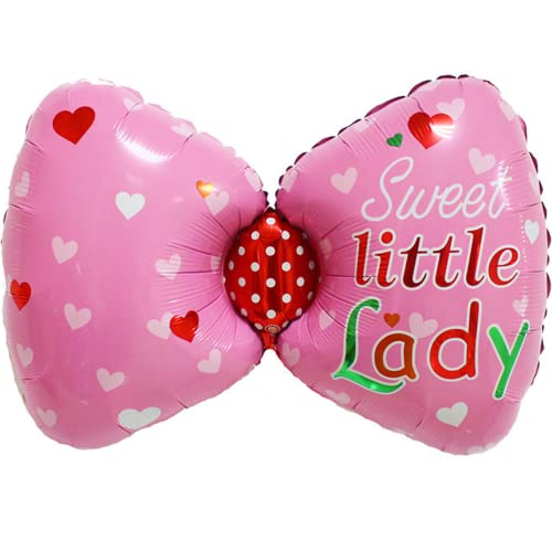 DIWULI süße Fliege Luftballon Little Lady, Baby Folien-Ballon für Geburt, Welcome Home Baby Party, Kinder-Geburtstag, Folien-Luftballon, Geschenk-Deko, Dekoration DIWULI süße Fliege Luftballon Little Lady, Baby Folien-Ballon für Geburt, Welcome Home Baby Party, Kinder-Geburtstag, Folien-Luftballon, Geschenk-Deko, Dekoration von DIWULI