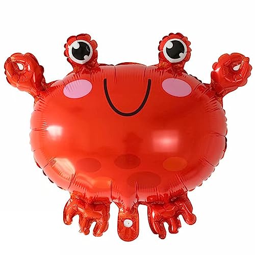 DIWULI Krabbe Luftballon Rot - Meerestier Geburtstag Deko DIWULI Krabbe Luftballon Rot - Meerestier Geburtstag Deko von DIWULI