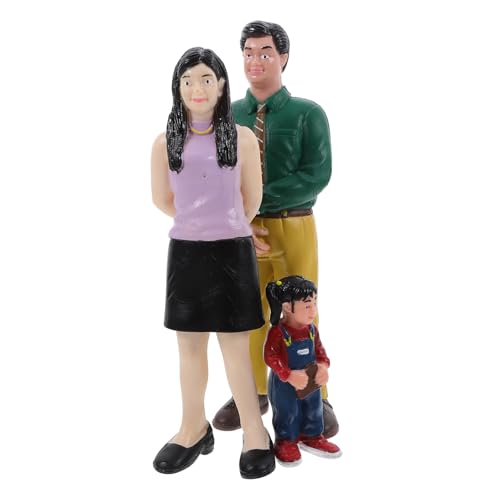 DIYEAH 1 Satz Simulationscharaktermodell Menschen Figuren Sandtisch liefern Menschen am Sandtisch Mikrolandschaftsfigur puppenhaus Figuren Familie Mini-Leute Kinderaccessoire PVC von DIYEAH