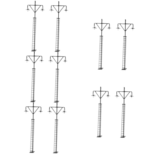 DIYEAH Modelleisenbahnen 10 STK Modell Gartenleuchte Sandtisch Baumaterial Lichtornamente Für Mikrolandschaften Sand Tischdeko Lampe Zug Klein Zugmodell Mini Edelstahl Plus Abs von DIYEAH