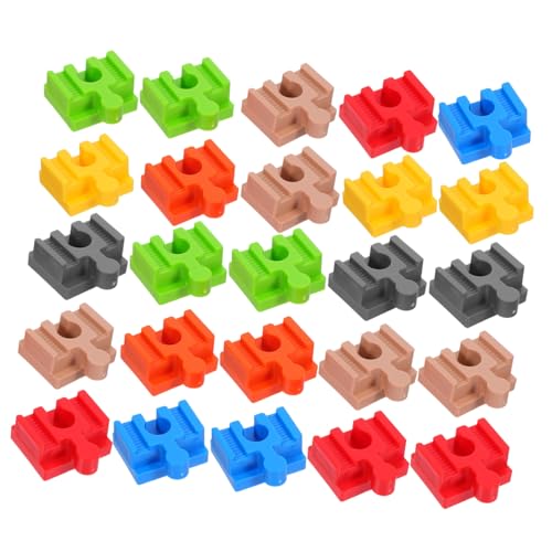 DIYEAH 28 Stück Teiliges Holzschienenverbinder für Holzeisenbahn Langlebiges Naturholz mit Präziser Passform Kompatibel mit Gängigen Holzschienensystemen Stabile Verbindungen für DIYEAH 28 Stück Teiliges Holzschienenverbinder für Holzeisenbahn Langlebiges Naturholz mit Präziser Passform Kompatibel mit Gängigen Holzschienensystemen Stabile Verbindungen für von DIYEAH