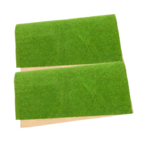 DIYEAH 2st Kunstrasen Gefälschter Rasen Schmücken Sand Tischgrasmatte Zuschneidbare Matte Für Sandtisch Gefälschte Grasmatte Sandtisch Hintergrund Sandtisch Liefern Plastik Green von DIYEAH