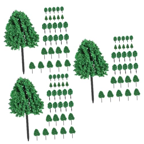 DIYEAH 3 Sets Modellbaum Set Grünes Dekor Miniaturspielzeug Grünes Dekor Gefälschte Baumminiaturen Künstlicher Baum Grüne Landschaft Baummodellbäume Simulationsbaummodell von DIYEAH