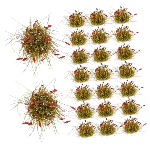 DIYEAH 32 Stück Simulierte Gras Miniatur Ornamente Miniatur Gras Cluster Sandtisch DIY Bastel Gras Cluster Ornament Gefälschte Gras Cluster Miniaturpflanzen Künstliche Gras Cluster von DIYEAH