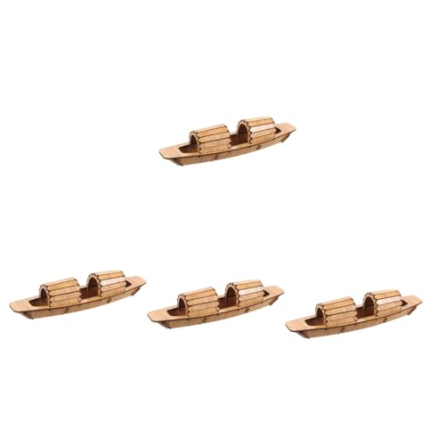 DIYEAH 4 Stück Segelboot-Puzzle Segelschiff modellbausatz holzbausatz holzspielzeug Segelboot Holzmodell Segelboot D Puzzle Holzpuzzle für Erwachsene Modell eines Segelbootes aus Holz von DIYEAH