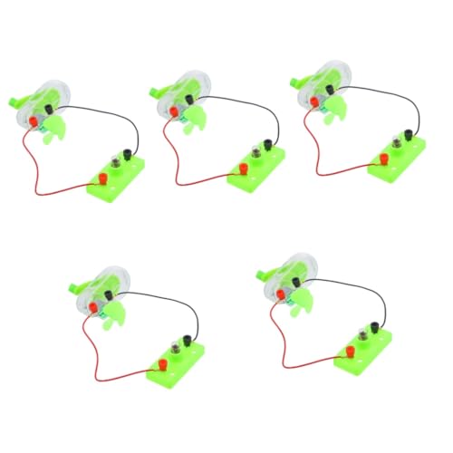 DIYEAH 5 Sets Handgenerator Lernspielzeug Generator Experiment Modell Notstromgenerator Strom Set Wissenschaftliche Experimente Für DIY Generator Spielzeugmodell Motor von DIYEAH