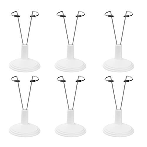 DIYEAH 6Pcs Doll Stand Display Inhaber Puppen -Figuren -Stand Display Für Dekoration Home Store Marke von DIYEAH