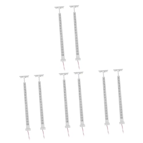 DIYEAH 8 Stck. Maßstab Dekorative Modellbahn Beleuchtung für Sandtisch DIY Landschaftsbau Einfach Installierbar Silberfarben für Modellbau Spur DIYEAH 8 Stck. Maßstab Dekorative Modellbahn Beleuchtung für Sandtisch DIY Landschaftsbau Einfach Installierbar Silberfarben für Modellbau Spur von DIYEAH