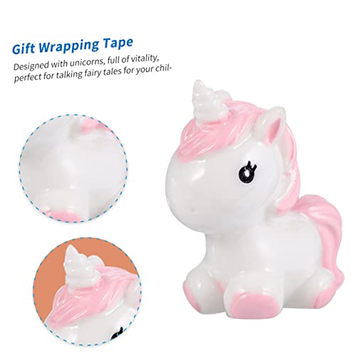 DIYEAH 8St Einhorn-Dekoration Cute Decor wohnzimmerdeko Tierische Dekoration Tierfigur einhorndeko Miniaturfiguren zum Basteln Miniatur-Ornamente Feengartendekoration Feengarten von DIYEAH