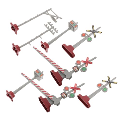 DIYEAH 8st Verkehrszeichenmodell Thermostat-thermistor Zugmodell Track-Modell Staubentfernungsball-Mahjong-Fliesen Vollautomatische Mahjong-spielsteine 5k-thermistor Prop-stativ Plastik von DIYEAH