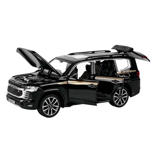 DIYUHUO FOR 1/32 Land Cruiser LC300GR Alloy Car Imitation Car Model Collection Toy Car (Black) von DIYUHUO