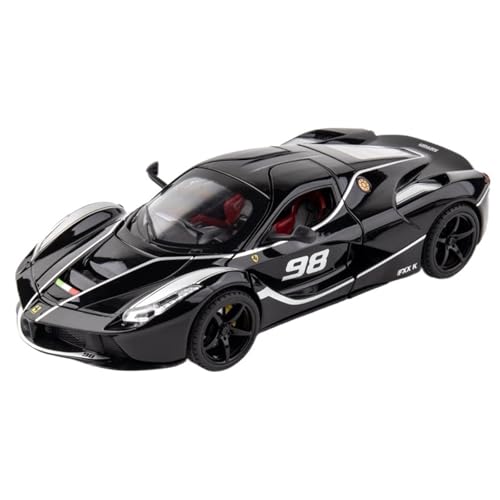 DIYUHUO For Legierung 1/24 FXXK(Black) Sport Auto Ornament Spielzeug Sound Und Licht von DIYUHUO