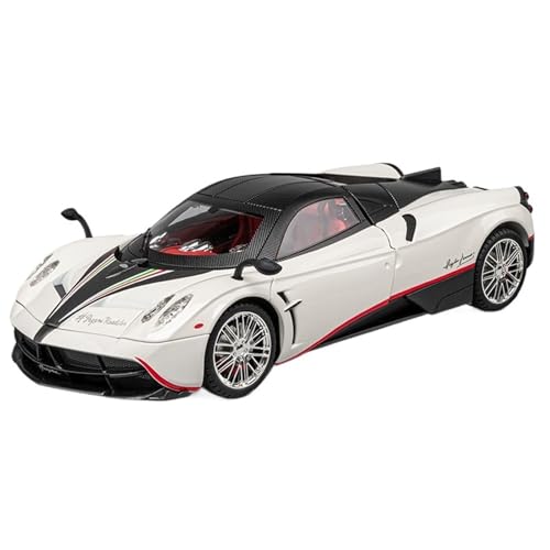 DIYUHUO For Pagani 1/18 Simulations-Sportwagen-Modell-Spielzeug-Zubehör aus chinesischer Legierung (Weiß) von DIYUHUO