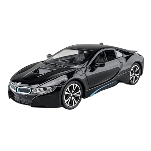 DIYUHUO Für 1/22 Simulation Legierung I8 Sportwagen Modell Ornament (schwarz) von DIYUHUO