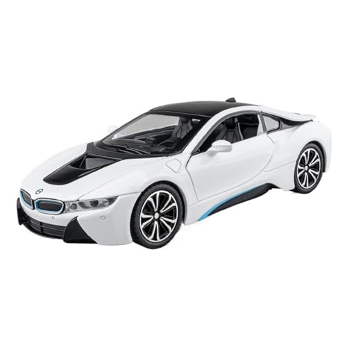 DIYUHUO Für 1/22 Simulation Legierung I8 Sportwagen-Modell Ornament (weiß) von DIYUHUO