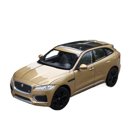 DIYUHUO Für 1/24 F-PACE Simulation Legierung Auto Modell SUV Legierung Auto Modell Spielzeug Auto Geschenk Sammlung Ornamente (Gold) von DIYUHUO