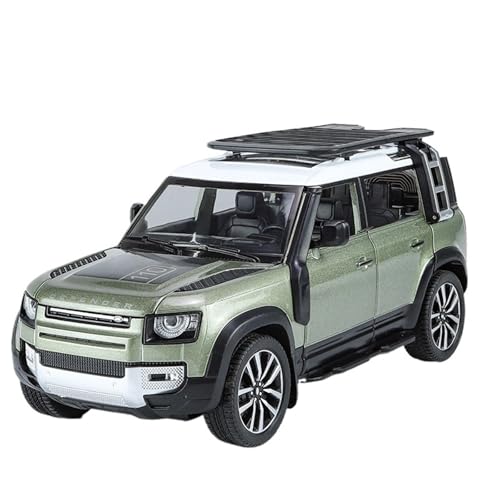 DIYUHUO Für 1/24 Simulation Alloy Defender 110 Auto-Modell-Spielzeugsammlung (grün) von DIYUHUO