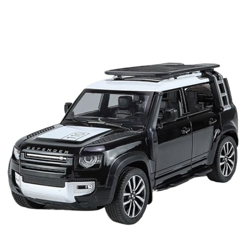 DIYUHUO Für 1/24 Simulation Alloy Defender 110 Auto Modell Spielzeugsammlung (schwarz) von DIYUHUO