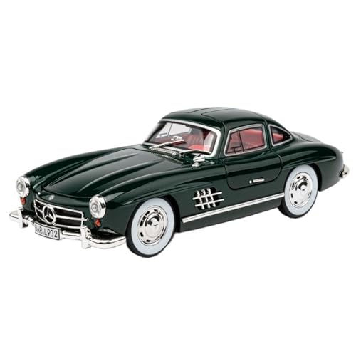 DIYUHUO Für 1/24 Simulation Legierung 300SL Oldtimer-Modell-Spielzeugsammlung (grün) von DIYUHUO