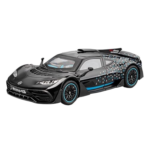 DIYUHUO Für 1/24 Simulation Legierung AMG ONE Supercar Modell Spielzeugkollektion (schwarz) von DIYUHUO